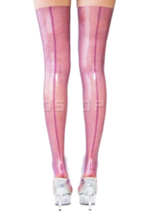 Чулки из прозрачного латекса Latex Stockings.Арт 5